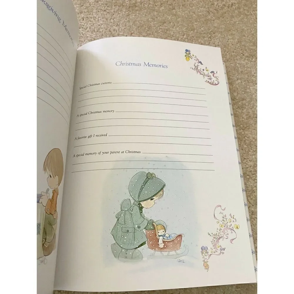Precious Moments Grandmothers Journal Keepsake Book NEW 1990 Family History